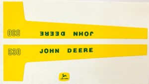 Decal 1/16 John Deere 530 Hood Pannel (nolt) - DJ80