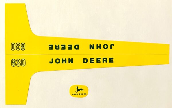 Decal 1/16 John Deere 630 Hood Panel - DJ78