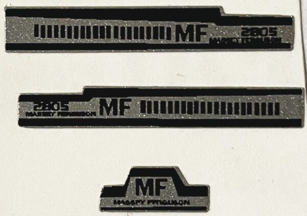 Decal 1/64 Massey Ferguson 2805 Set - DM710