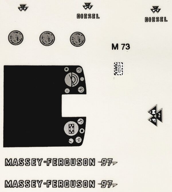 Decal 1/16 Massey Ferguson 97 Set - DM73
