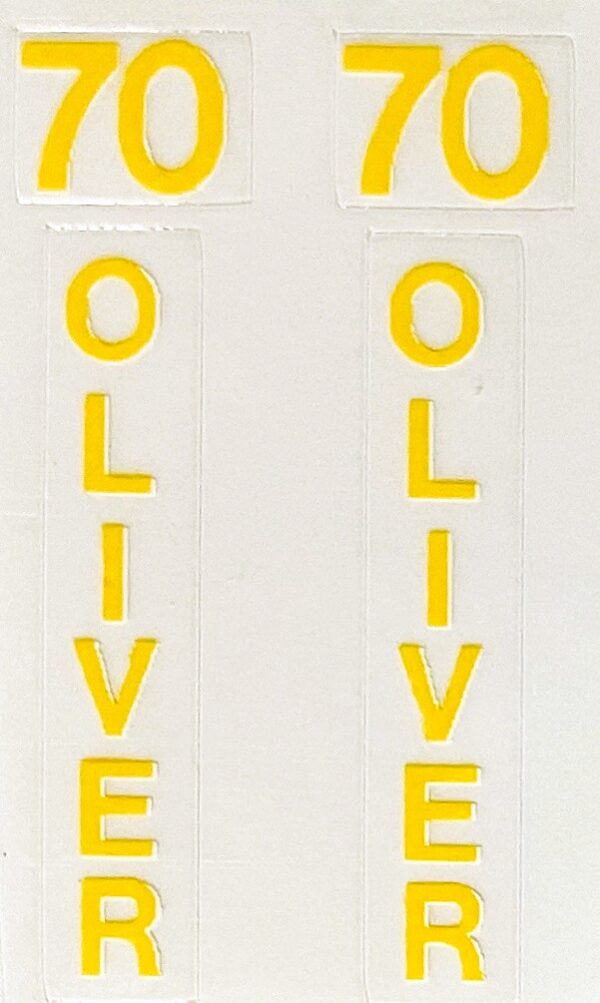 Decal 1/16 Oliver 70 DO120