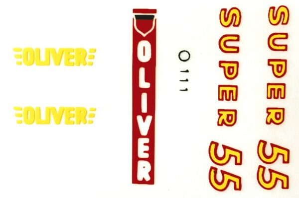 Decal 1/16 Oliver Super 55 Set DO111