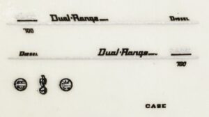 Decal 1/64 Case 700 Dual Range Set - DC712