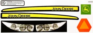 Decal John Deere 8000 Series plastic Pedal Tractor - DPJ3431