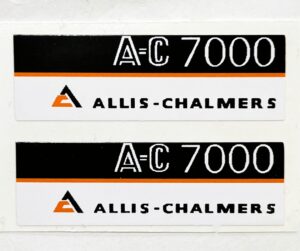 Decal 1/16 AC 7000 Model Numbers (Maroon Belly) (Pair) - DA029