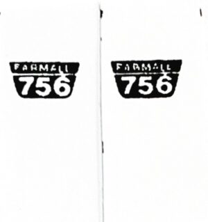 Decal 1/32 IH 756 Model Number - DI601