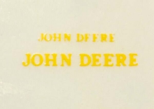 Decal 1/16 John Deere Hood Front & Seat Back Set - DJ13