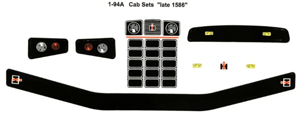 Decal 1/16 IH 86 Series Cab Set - DI94A
