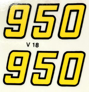 Decal 1/16 Versatile 950 Series 2 Mo. # (early) - DV18
