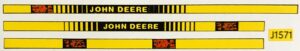 Decal 1/64 John Deere Combine 9500 Stripes - DJ1571