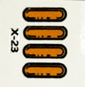 Decal 1/16 Warning Lamps John Deere DX23