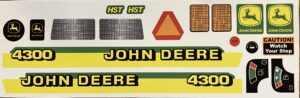 Decal John Deere 4300 plastic Pedal Tractor
