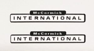 Decal McCormick International Logo 1 3/8"(Implements) - DI904