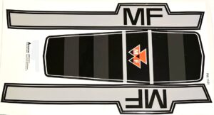 Decal Massey Ferguson 1100 no model #'s 1st version Pedal Tractor - DPM1101