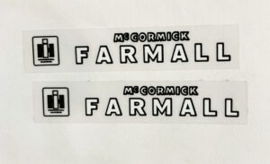 Decal 1/16 McCormick Farmall for M Set (outline letter) - DI11