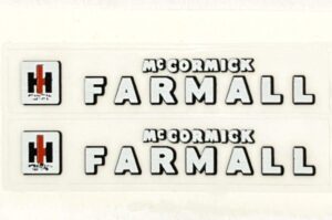 Decal 1/16 McCormick Farmall M or H Set (reduced size) - DI11R