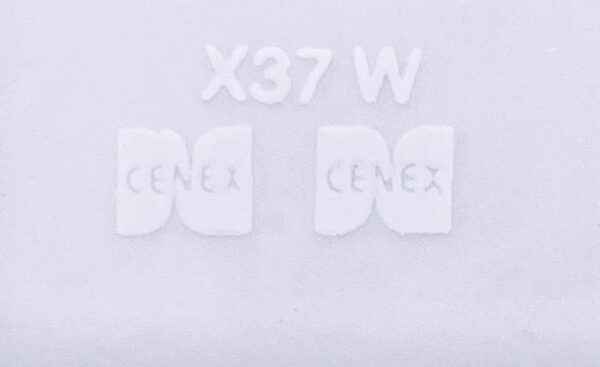 Decal 1/64 Cenex - White - 9/16" DX37W