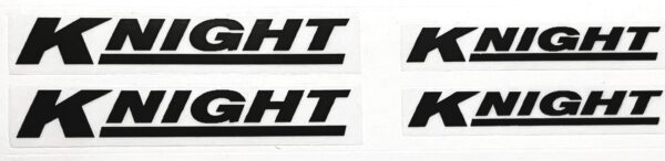 Decal 1/16 Knight Set - Black - DX367