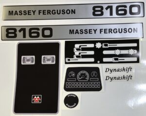 Decal Massey Ferguson 8160 Pedal Tractor - DPM5116