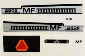 Decal 1/20 Massey Ferguson 2805 Set DM58