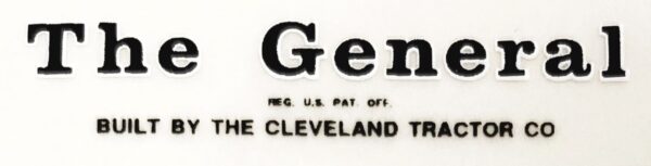 Decal 1/16 The General Large - 1 7/16" - DX151