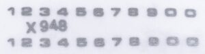 Decal Number Set - Silver 1/16in. x 1/16in. - DX948