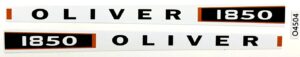 Decal 1/8 Oliver 1850 Side Panels DO4504