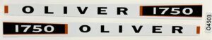 Decal 1/8 Oliver 1750 Side Panels DO4503