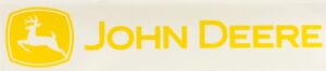 Decal John Deere Pedal Trailer yellow 8"- DPJ9007