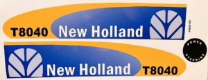 Decal New Holland T-8040 Pedal Tractor - DPNH5101