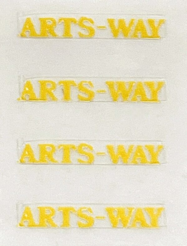 Decal 1/64 Arts Way (4) - 3/8" DX1136