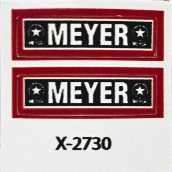 Decal Meyer 1/64 large red - DX2730