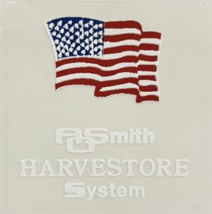 Decal 1/64 AOSmith Harvestore - American - 1 3/8" DX332
