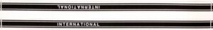 Decal International Stripe 3 3/8" (black on white) DI911