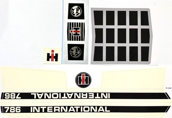 Decal International 786 Series Pedal Tractor Set DPI1424