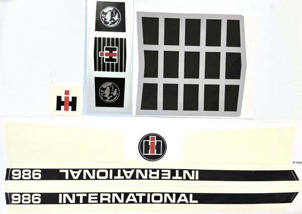 Decal International 986 Series Pedal Tractor Set DPI1426