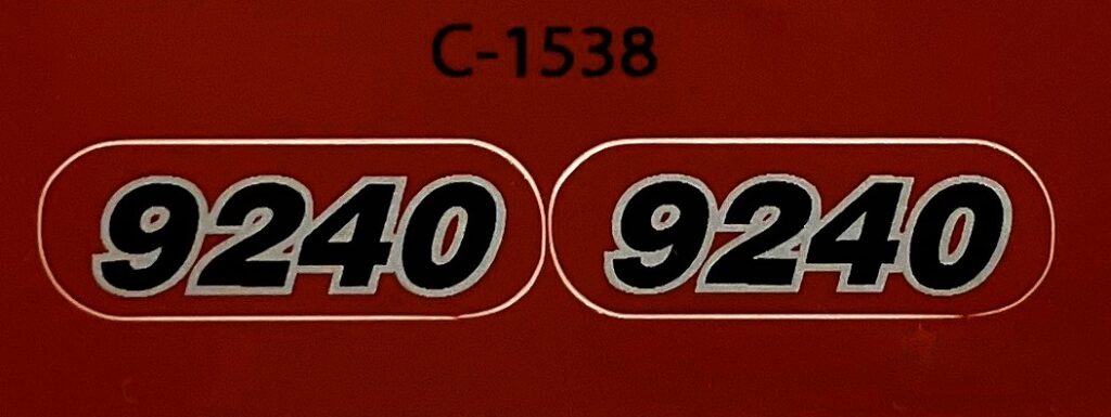 Decal 1/32 Case IH Combine 9240 Model Numbers DC1538 - Midwest Decals ...