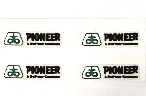 Decal Pioneer 3/8" (4)- Logo - DX495