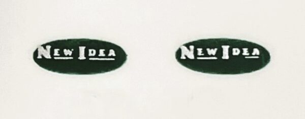 Decal New Idea Logo - Silver on Green 5/16in. - DNI32