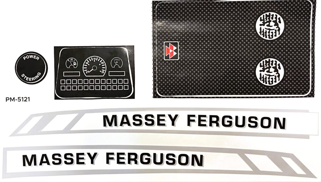 Ferguson Decals Decal Massey Ferguson 1547 Pedal Tractor pink or red - DPM5121 ...