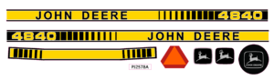 Decal John Deere 4840 Set 2020's Pedal Tractor - DPJ2578A
