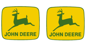 Decal John Deere Logo 2" (pair) - 1 15/16" - DJ1947