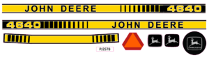 Decal John Deere 4640 Set 2020's Pedal Tractor - DPJ2578