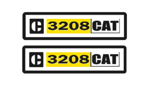 Decal 1/16 Caterpillar 3208 Engine - DO46