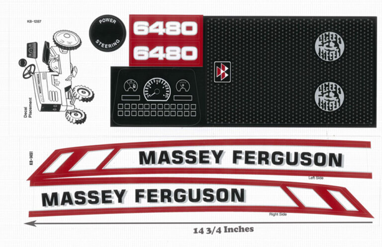 Decalque Trator Massey Ferguson 255 Mf 255 | Frete grátis