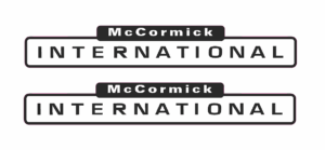 Decal McCormick International for Pedal Implements - DPI9102