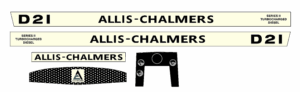 Decal 1/16 Allis Chalmers D-21 Series 2 Set - DA13