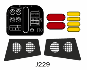 Decal 1/16 John Deere 4050, 4250 & 4450 Dress Up Set - DJ229