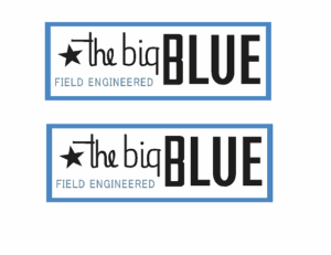 Decal 1/12 Ford The Big Blue Forage Wagon 1 3/16"- DF500