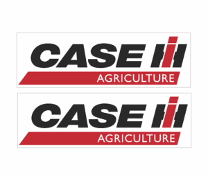 Decal Case IH Logo Ag 1/16 black/red DC1915